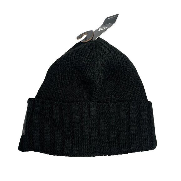 Adidas Winter Stocking Hat Men's Black Pine Knot Fold Beanie - Picture 2 of 9